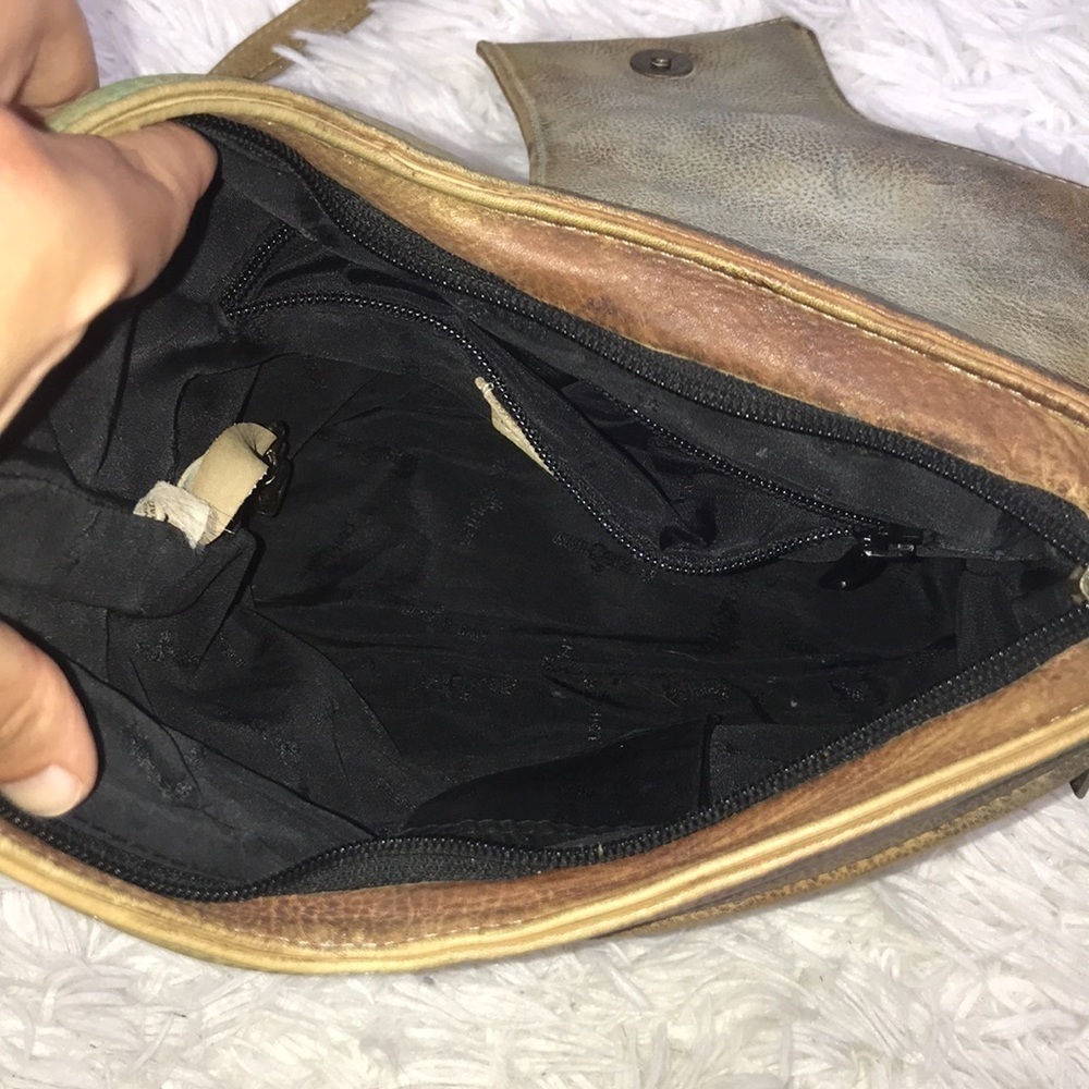 Anuschka Hand Painted Leather Crossbody Purse - Picture 9 of 16